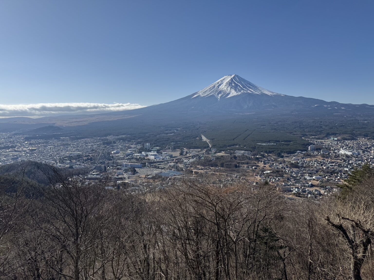 河口湖を散策