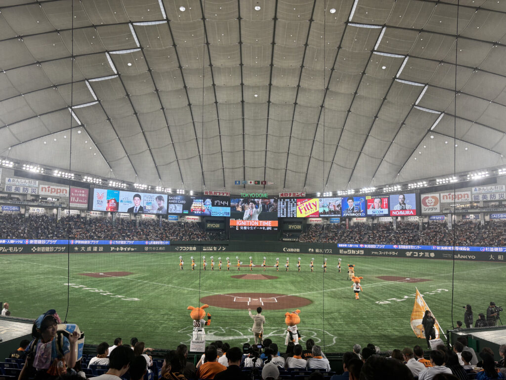 東京ドームで交流戦観戦！巨人vs西武、白熱の接戦！