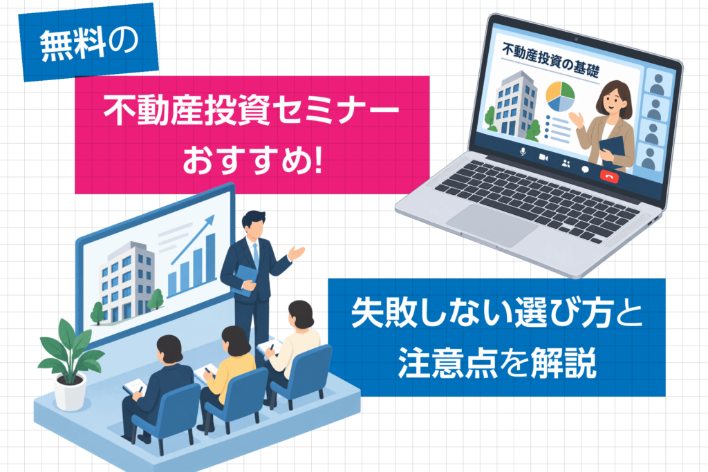 初心者向け無料で参加できる】不動産投資セミナーのおすすめ！失敗